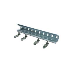 Busbar 250A 2 pôles avec 12 vis + couvercle