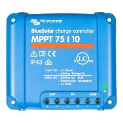 Régulateur de charge solaire Blue Solar MPPT MPPT LED 75/10 (12/24V-10A)