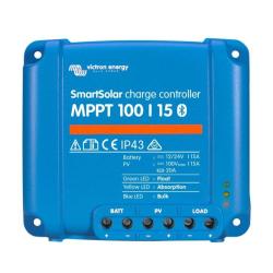 Régulateur de charge solaire Smartsolar MPPT LED 100/15 (12/24V - 15A)