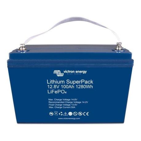 Lithium SuperPack 100 Ah 12.8 V Batterie - High Current - Swiss-Victron