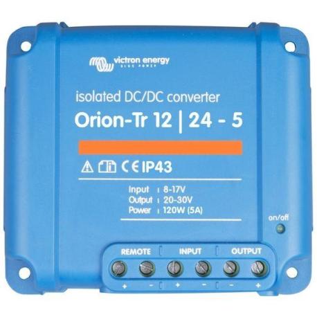 Orion-Tr 12/24-5A (120W) Convertisseur DC-DC isolé