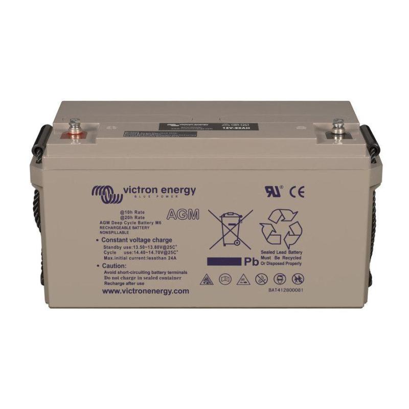 12V/110Ah AGM Deep Cycle Batt. M8-insert - Swiss-Victron